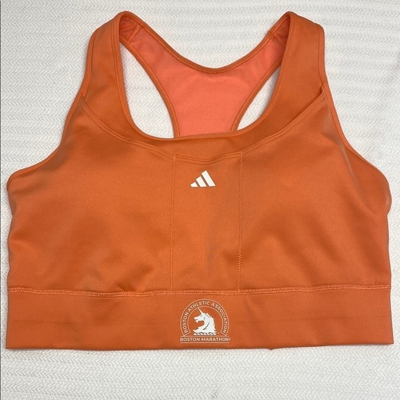 adidas Other - Adidas Sports Bra Racerback Performance Boston Athletic Association Orange 32-34